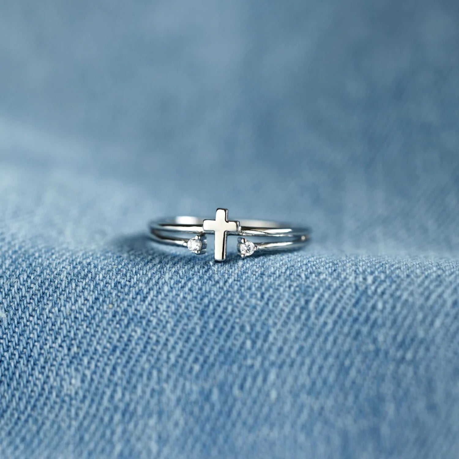 925 Sterling Silver Cross Ring - NocturnalExpressions