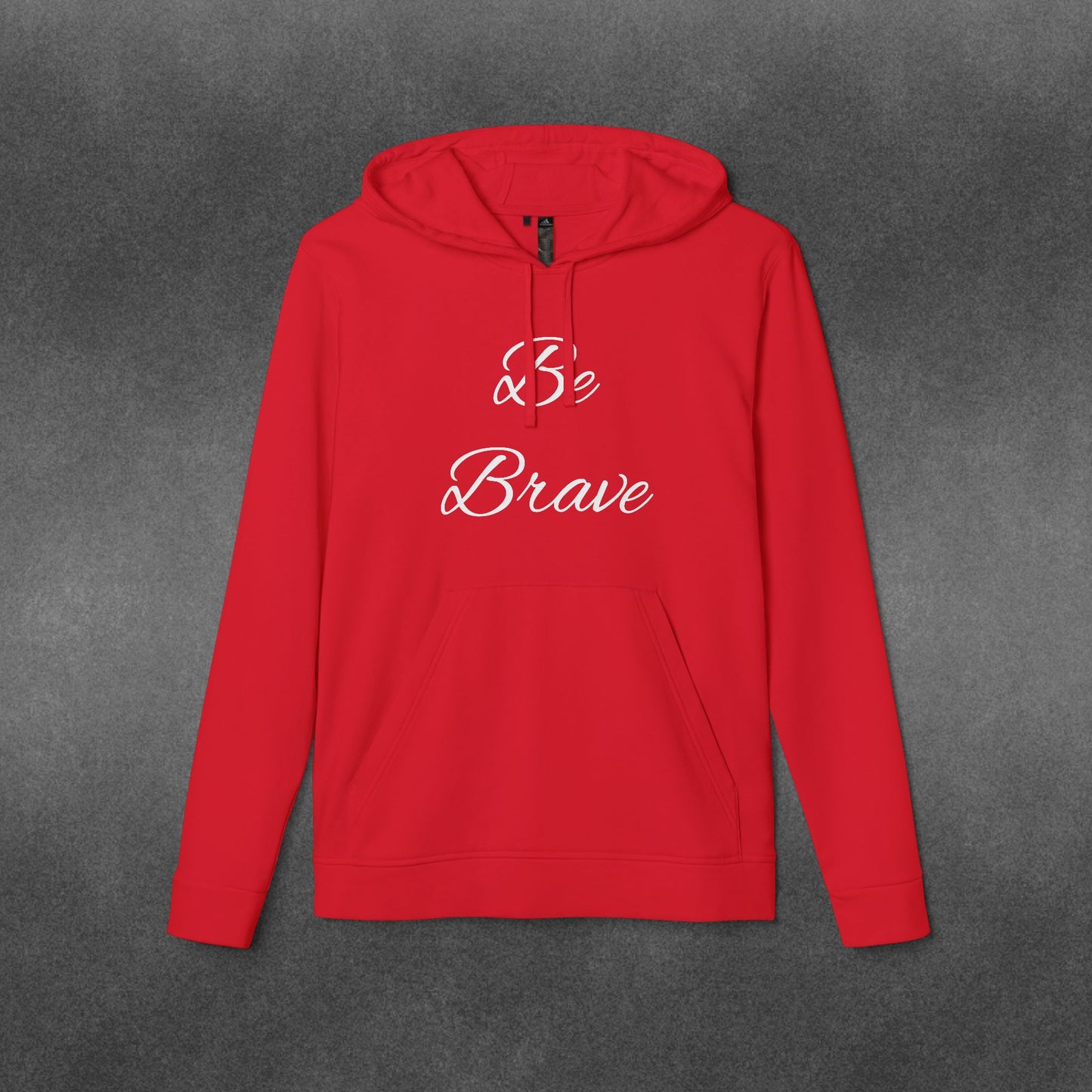 Be Brave Typography adidas® Unisex Fleece Hoodie