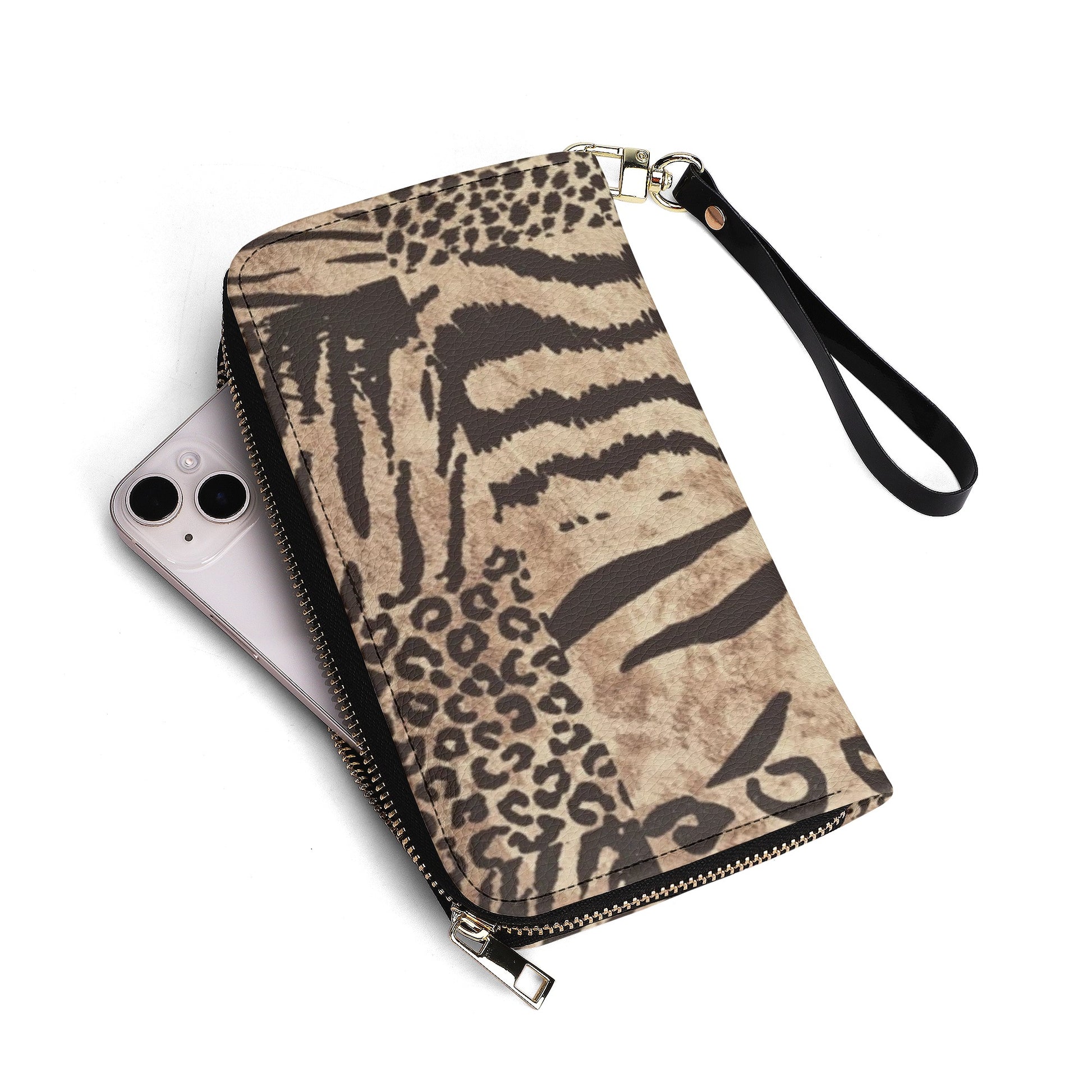 Animal Print Pattern Print PU Leather Wallet - NocturnalExpressions