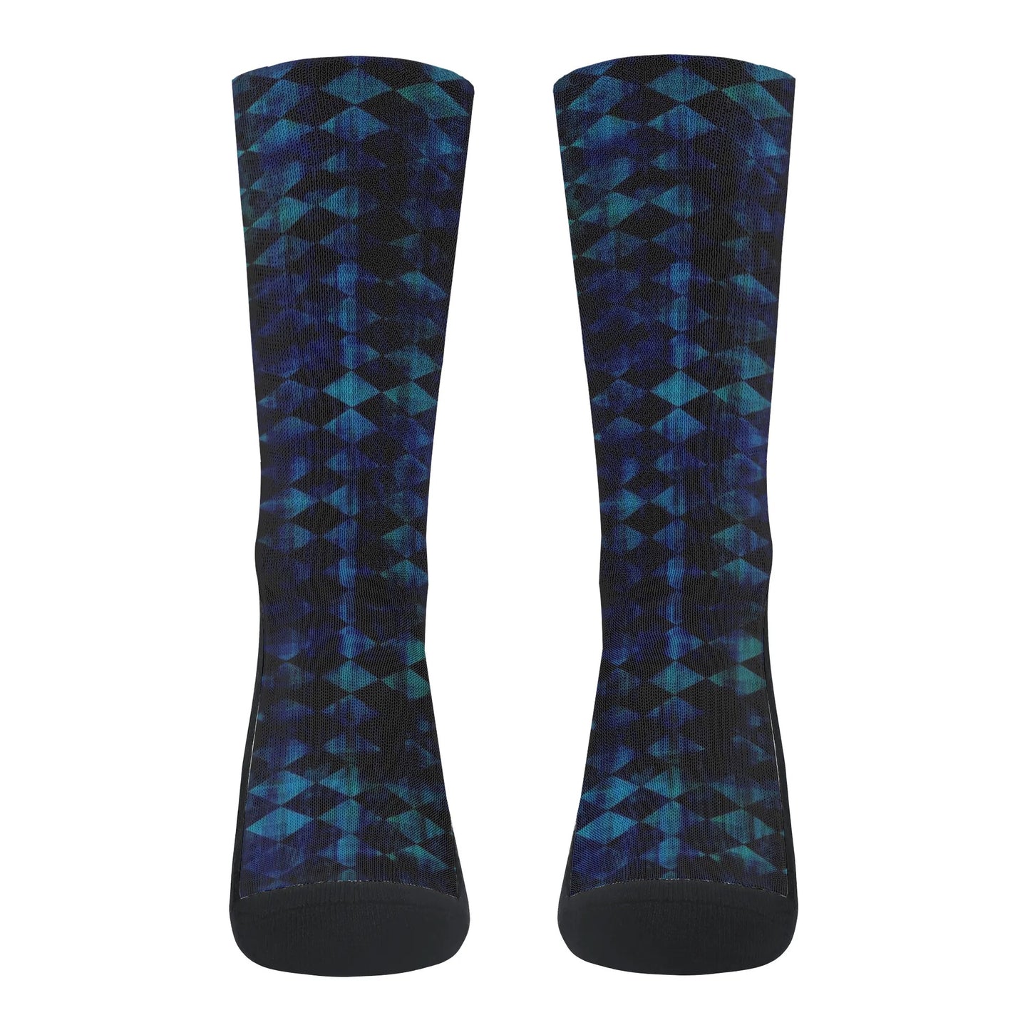 Argyle Pattern Crew Socks - NocturnalExpressions