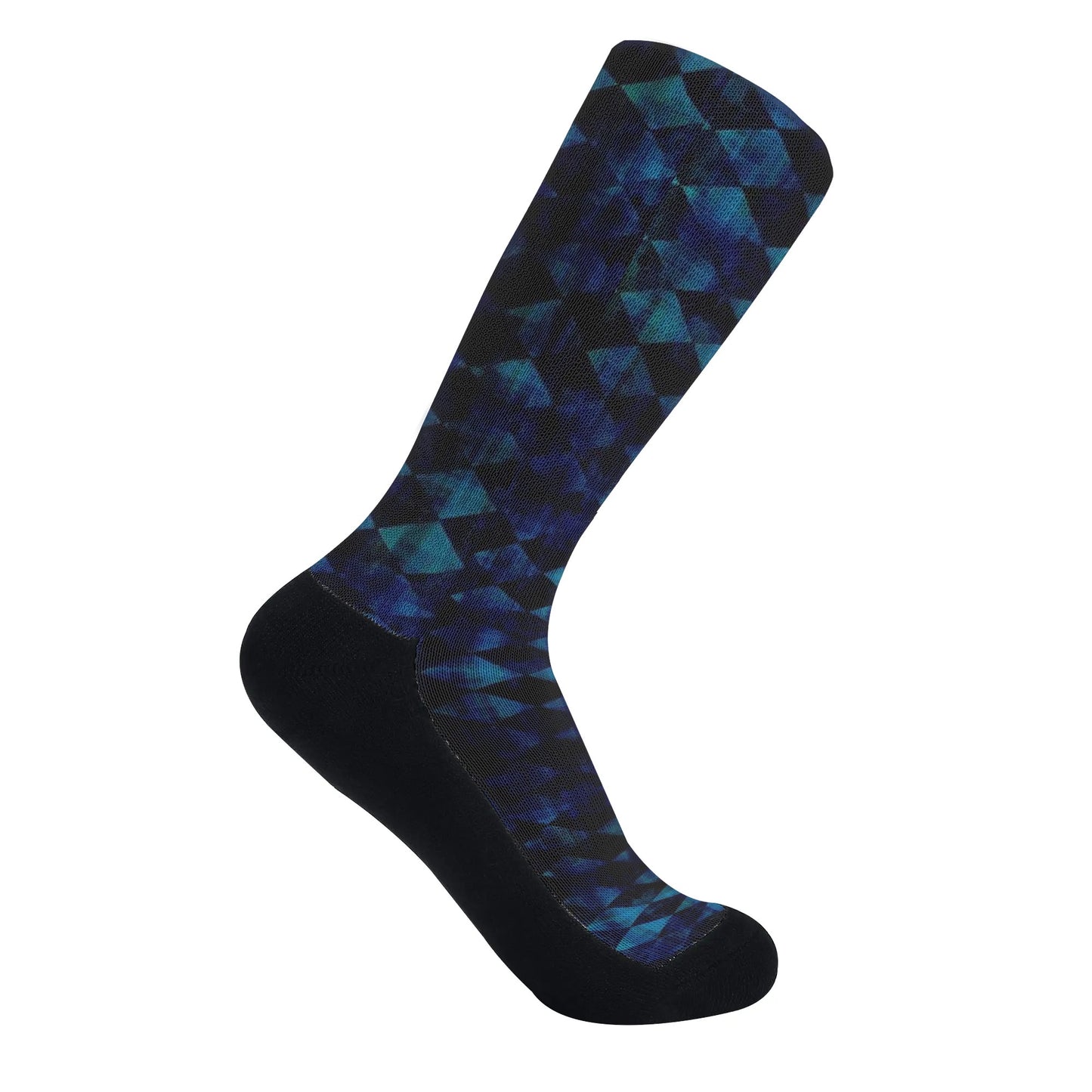 Argyle Pattern Crew Socks - NocturnalExpressions