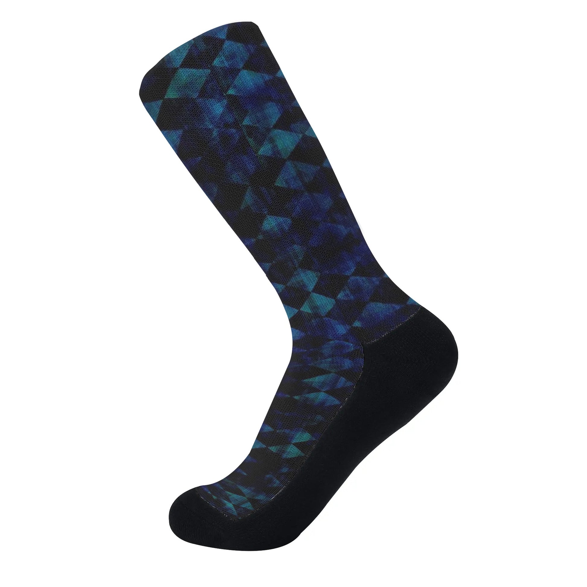 Argyle Pattern Crew Socks - NocturnalExpressions