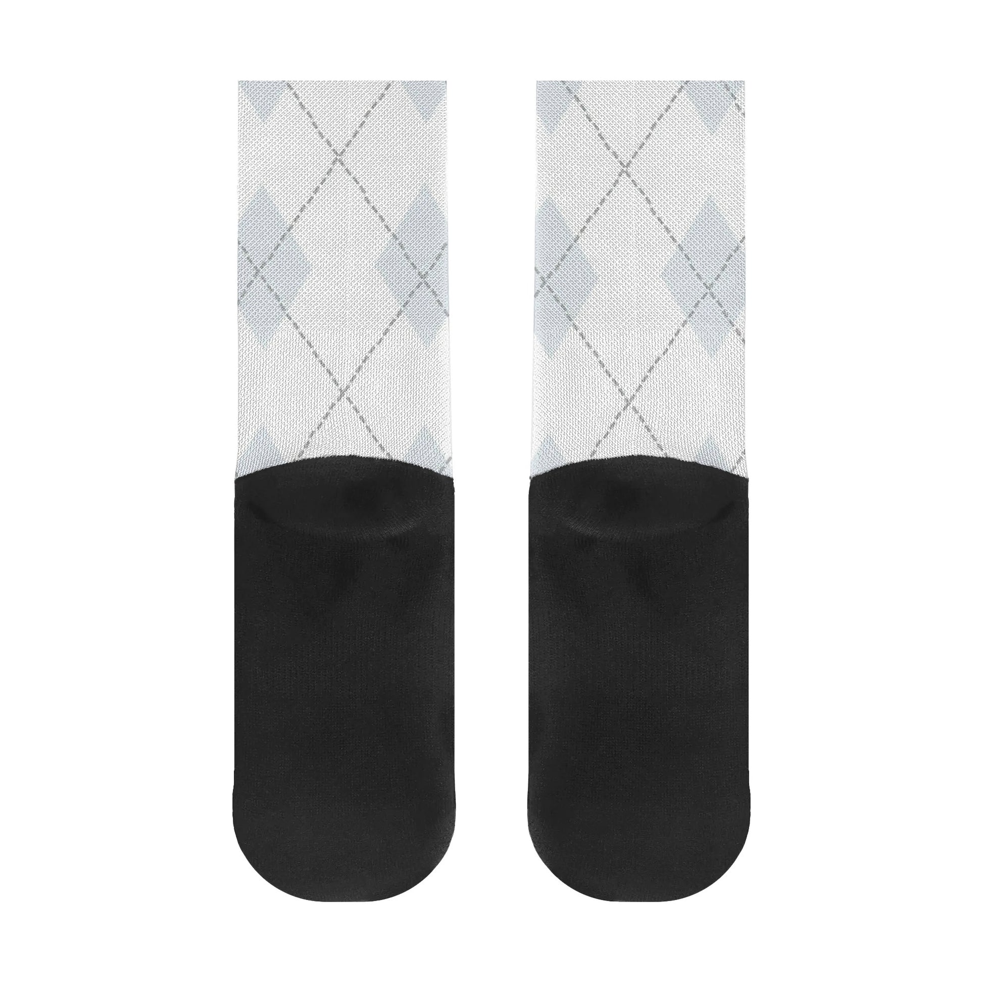 Argyle Pattern Crew Socks - NocturnalExpressions