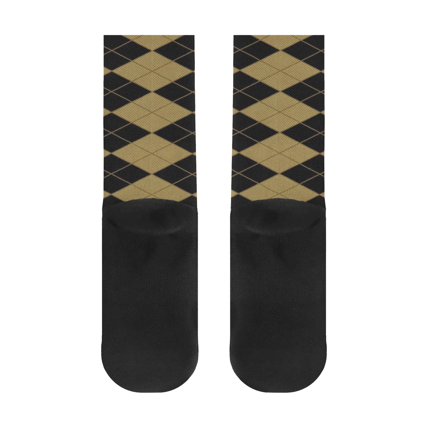 Argyle Pattern Crew Socks - NocturnalExpressions