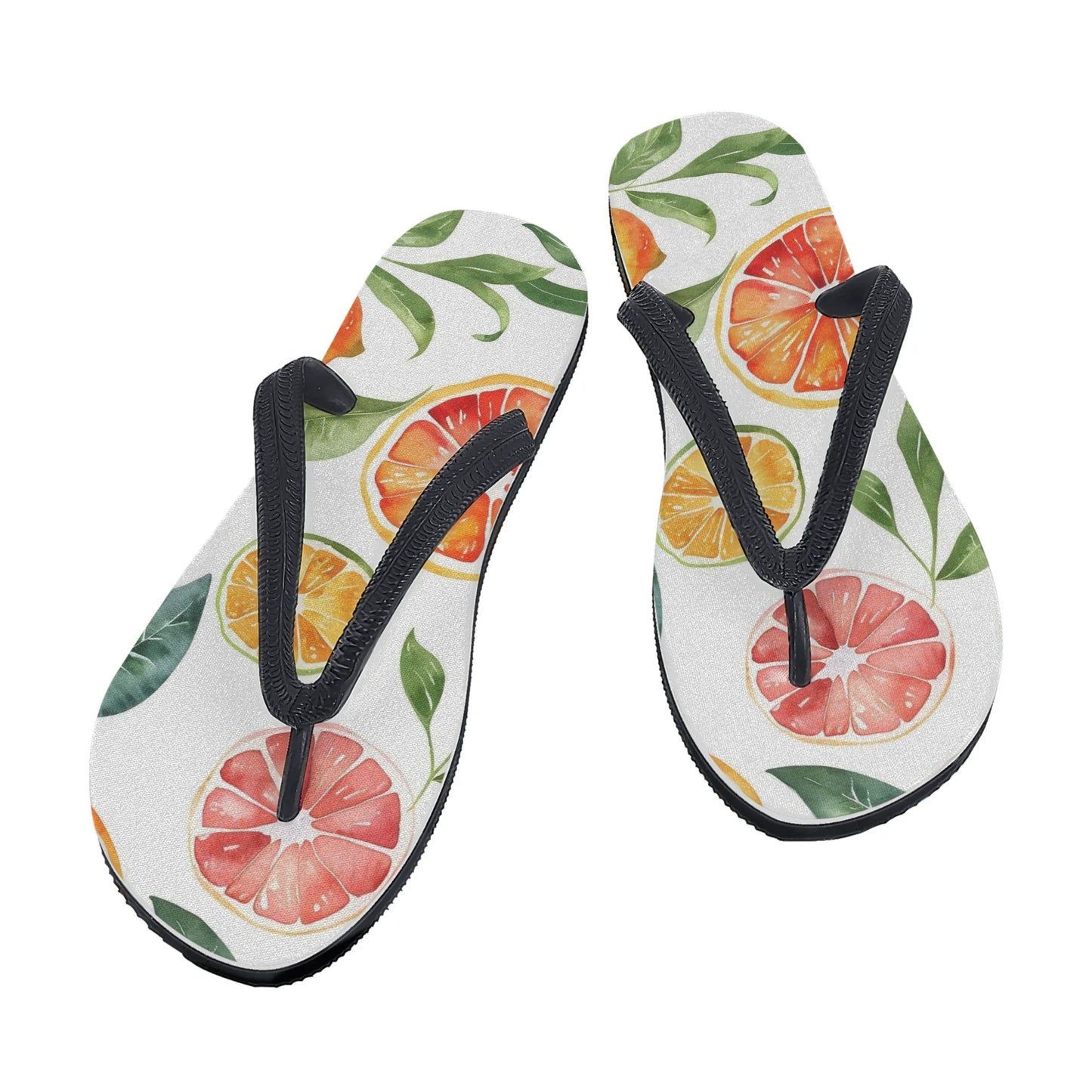 Womens Colorful Summer Style Printed Flip Flops - NocturnalExpressions