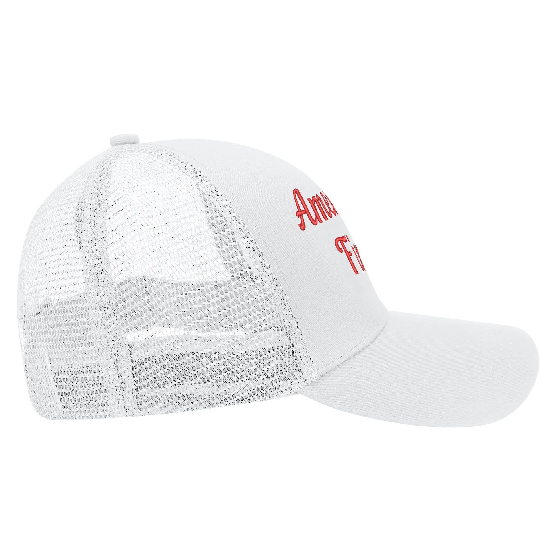 America First Emobrideried Trucker Hat - NocturnalExpressions