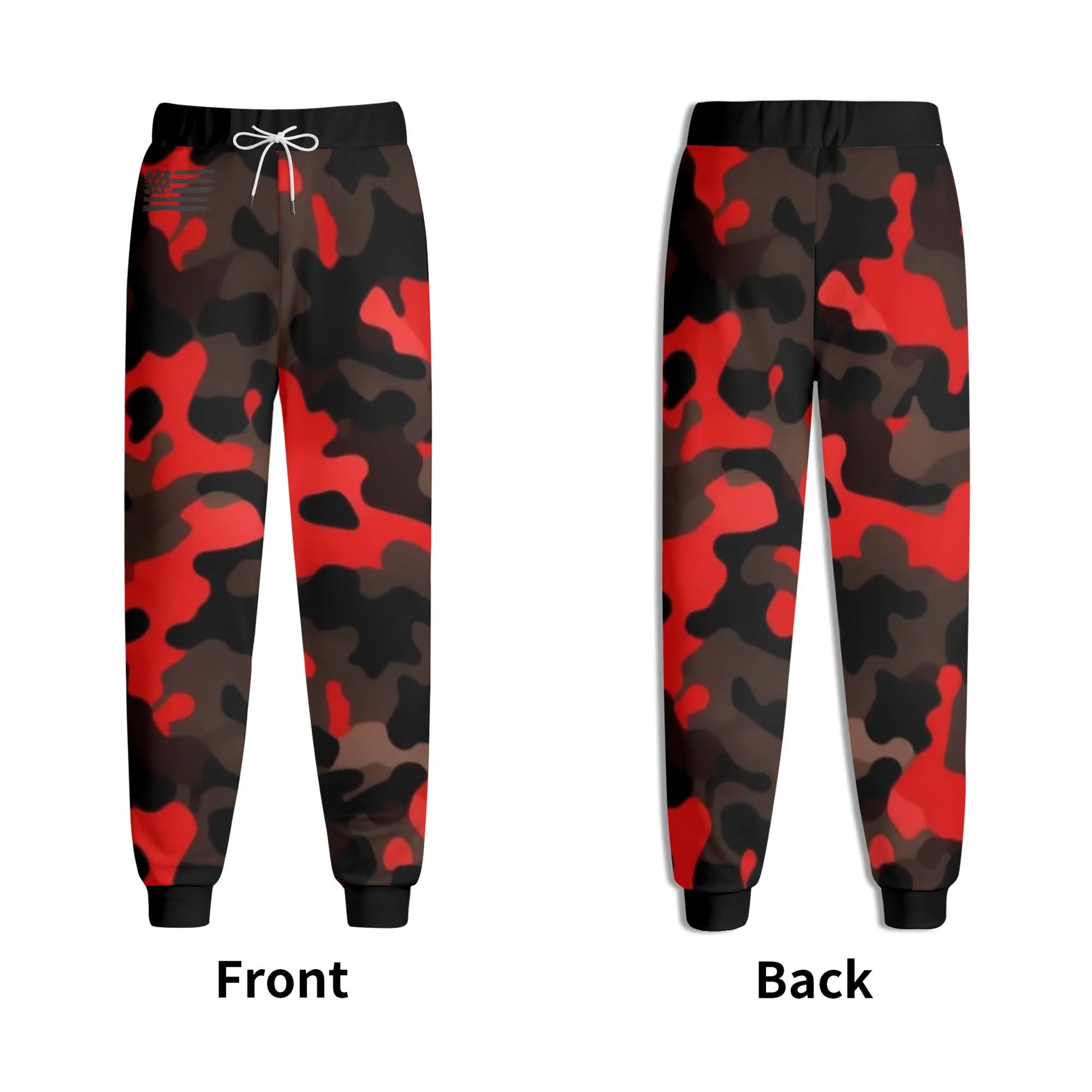 Unisex Camouflage Drawstring Joggers Sweatpants - NocturnalExpressions