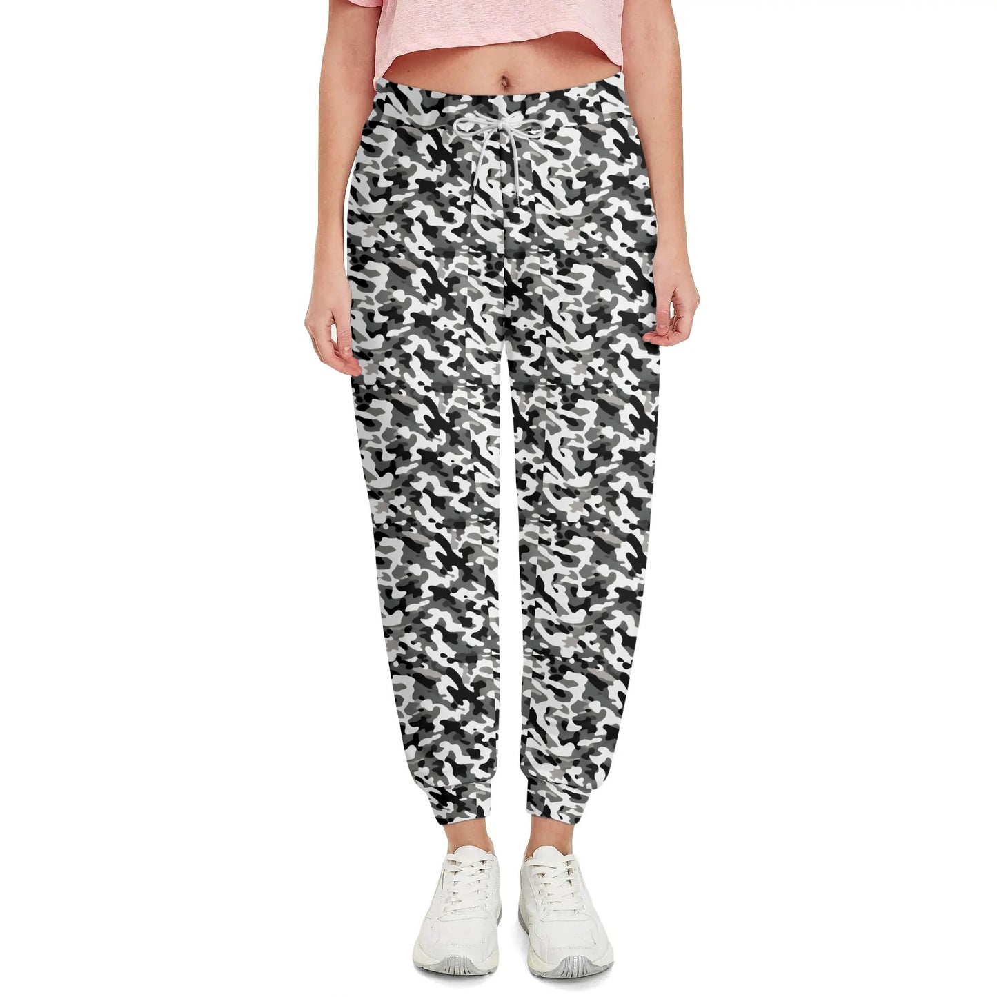 Unisex Camouflage Drawstring Joggers Sweatpants - NocturnalExpressions