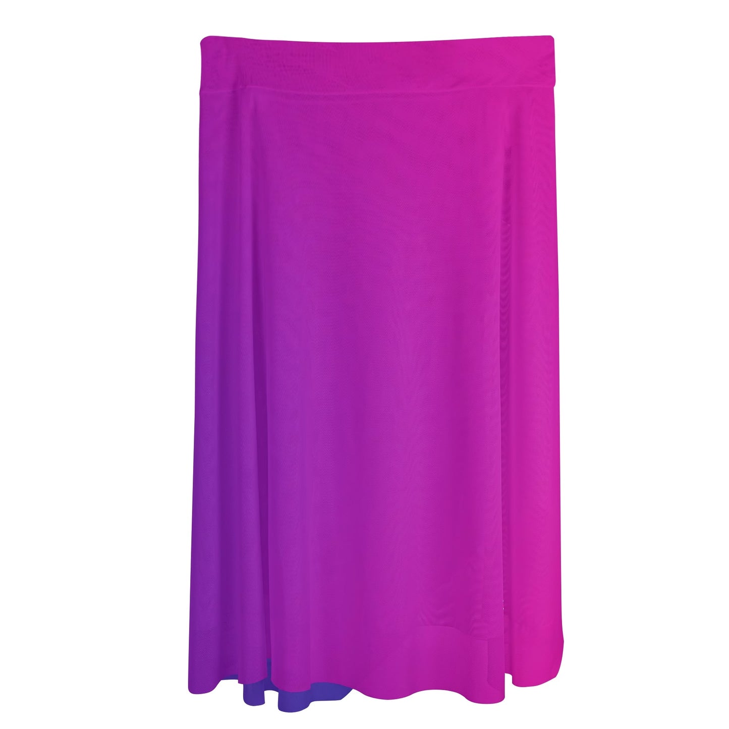 Womens Multicolored Cover-up Wraparound Skirt