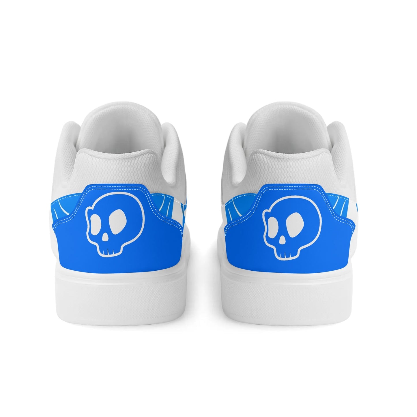 Skullies(c) Unisex PU Leather Skull Pattern Skate Shoes