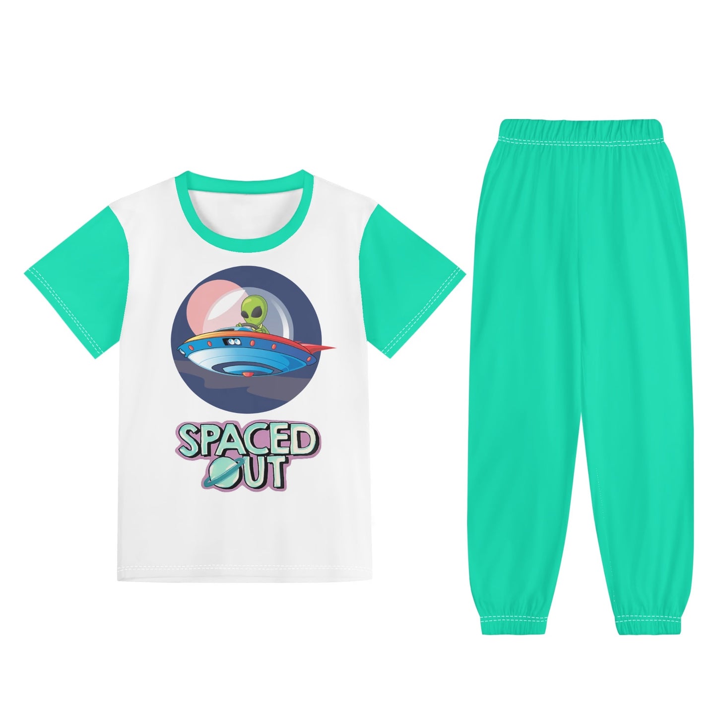 Adorable Graphics Childrens Sleepwear Short Sleeve Shirt and Long Pants Set