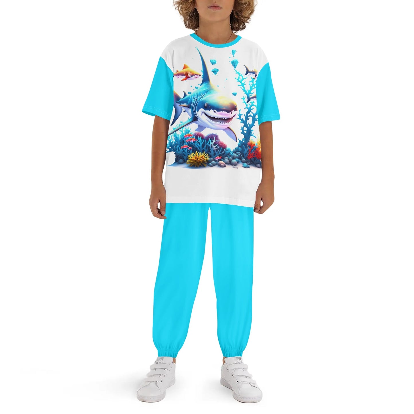 Adorable Graphics Childrens Sleepwear Short Sleeve Shirt and Long Pants Set