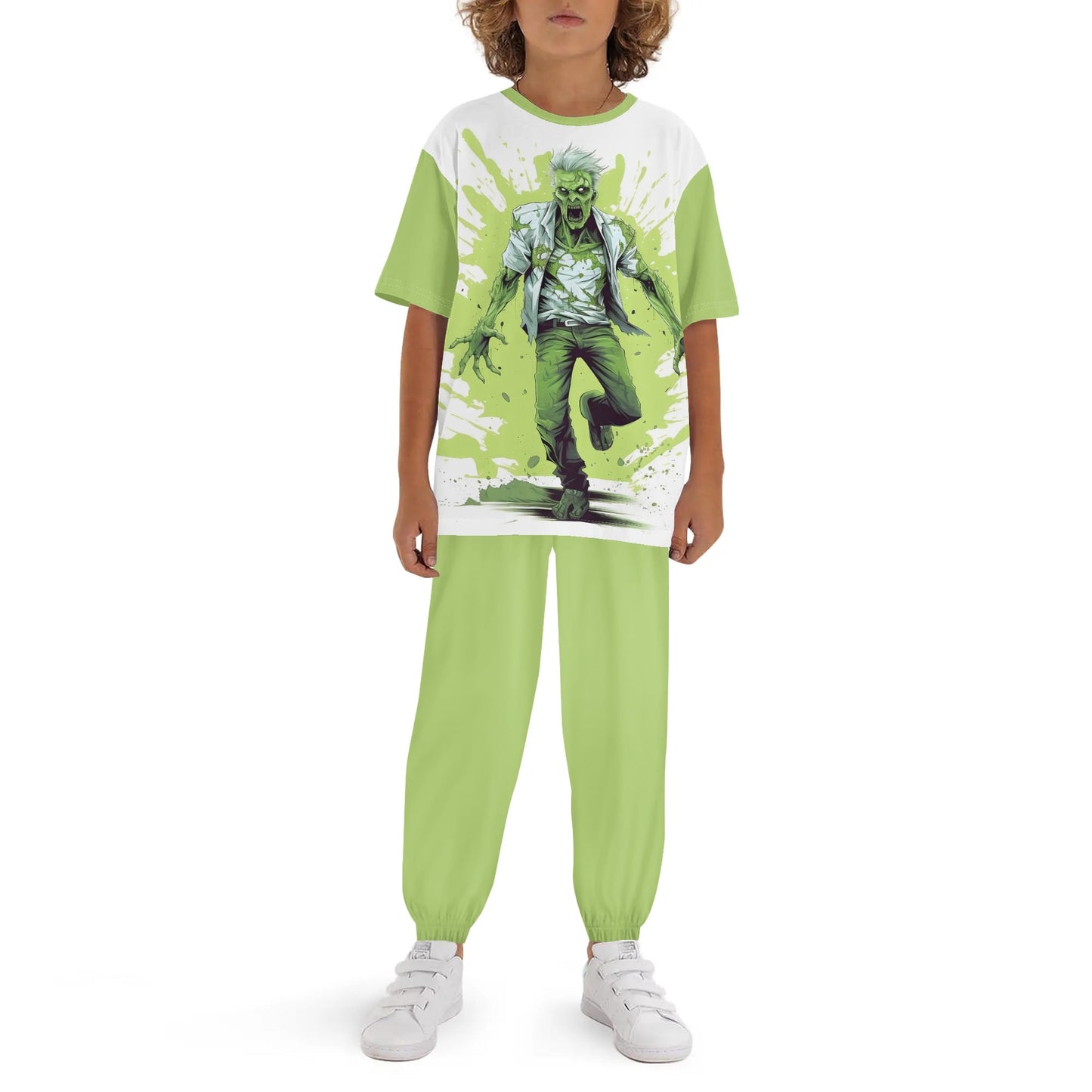 Adorable Graphics Childrens Sleepwear Short Sleeve Shirt and Long Pants Set