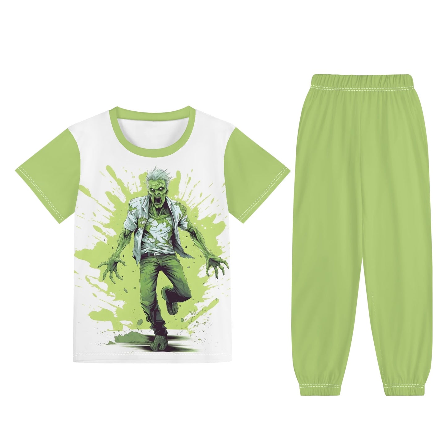 Adorable Graphics Childrens Sleepwear Short Sleeve Shirt and Long Pants Set