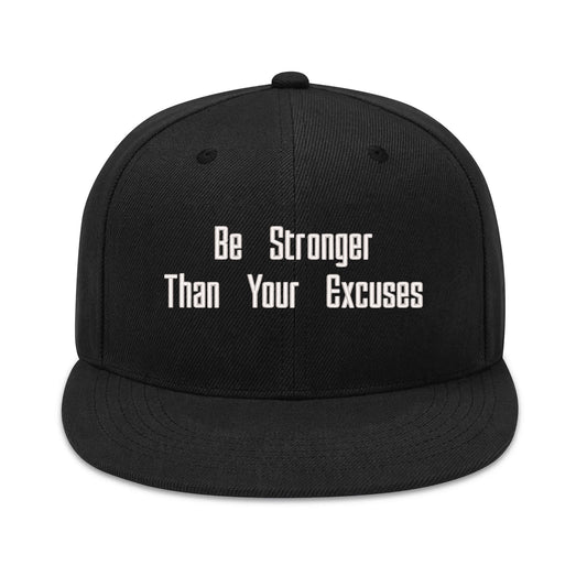 Be Stronger Than Your Excuses Embroidered Baseball Cap