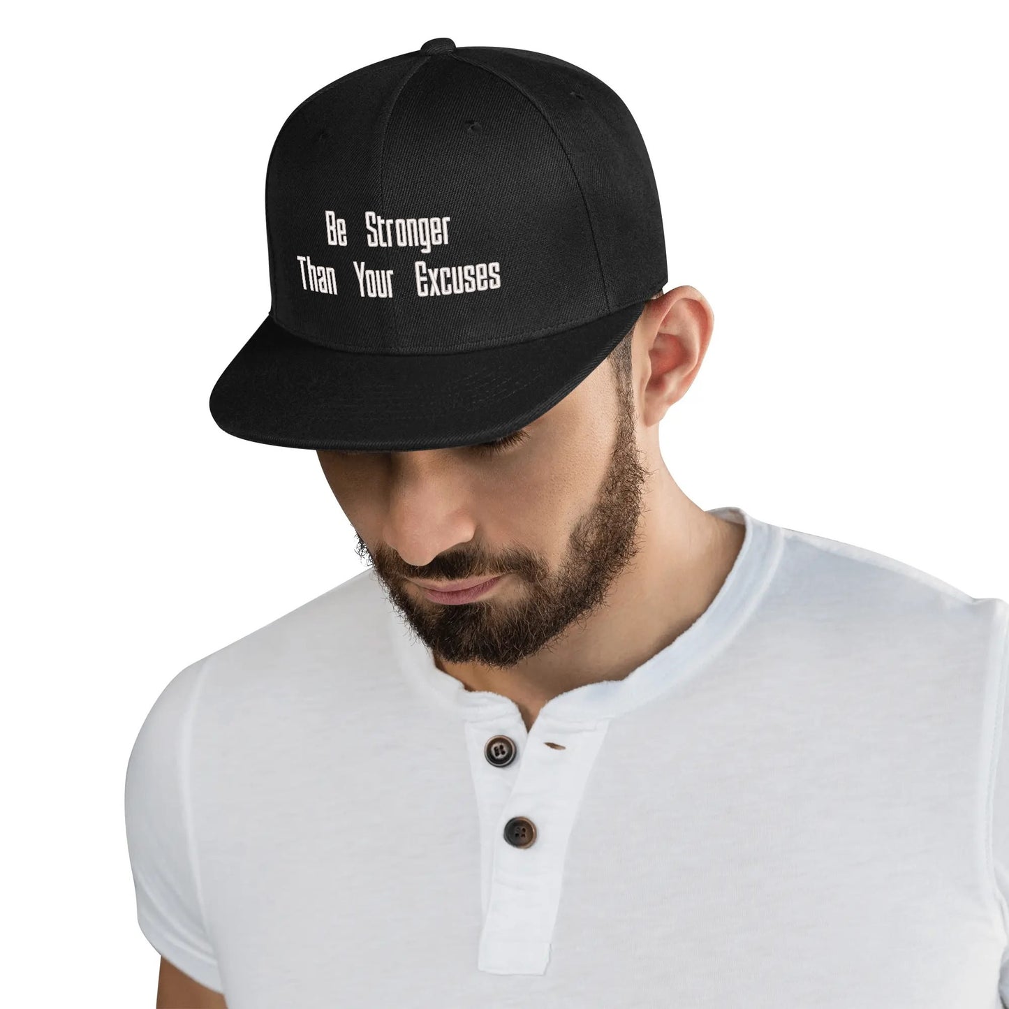 Be Stronger Than Your Excuses Embroidered Baseball Cap