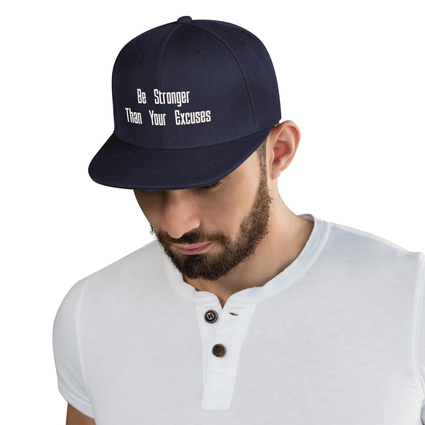 Be Stronger Than Your Excuses Embroidered Baseball Cap