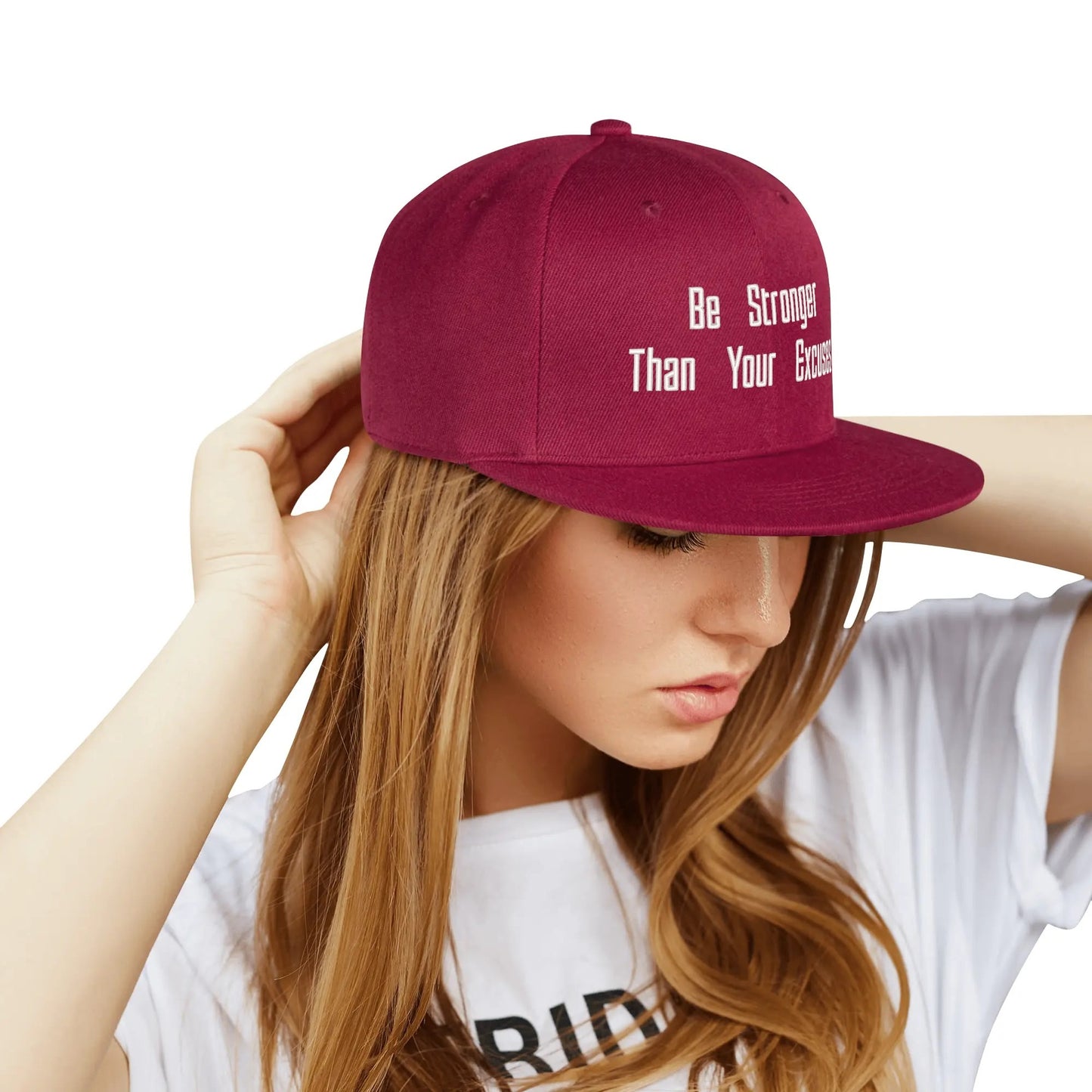 Be Stronger Than Your Excuses Embroidered Baseball Cap