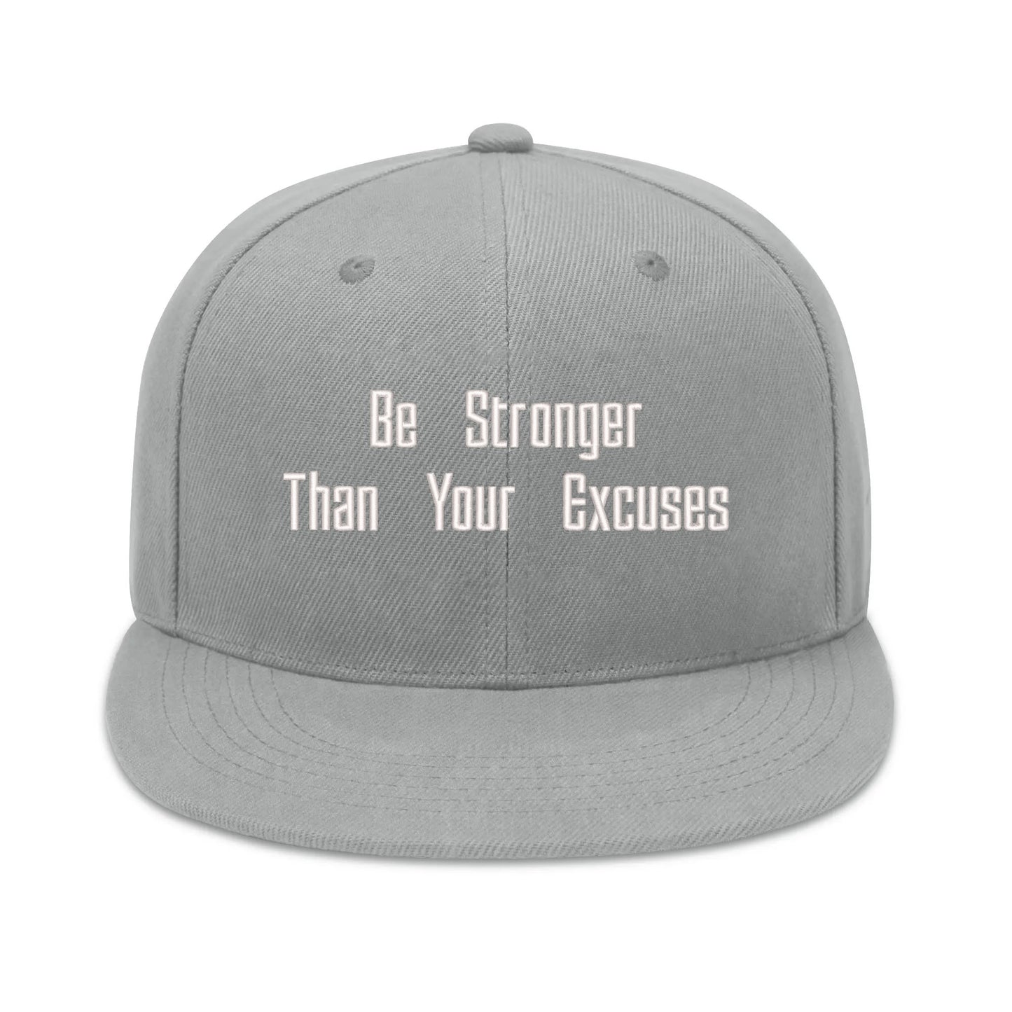 Be Stronger Than Your Excuses Embroidered Baseball Cap