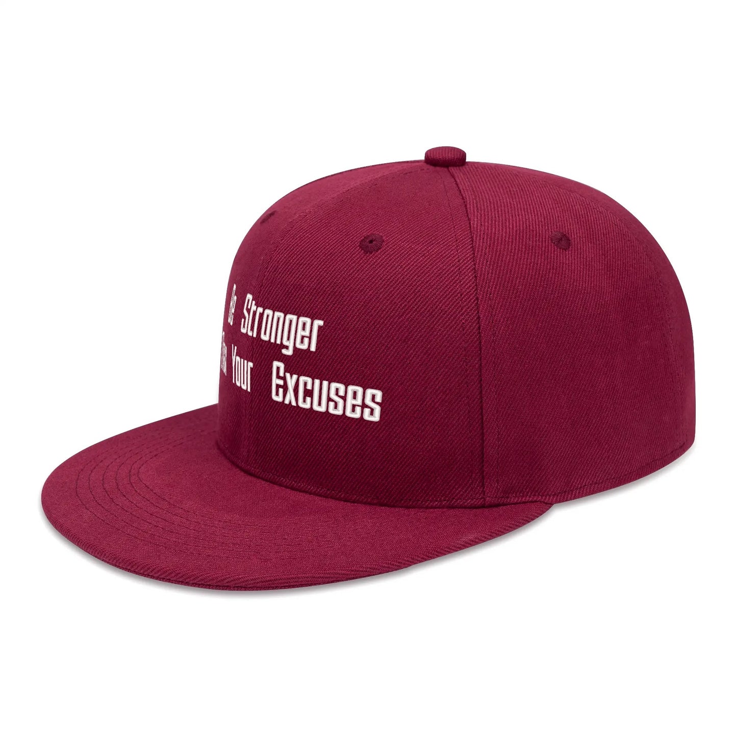 Be Stronger Than Your Excuses Embroidered Baseball Cap