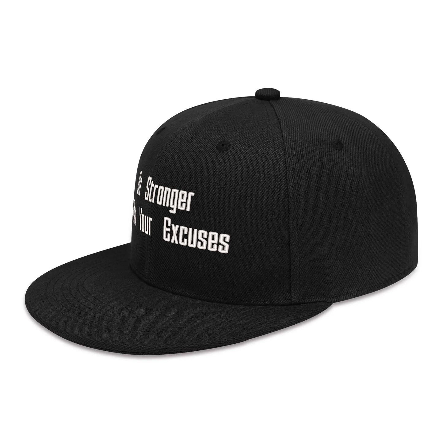 Be Stronger Than Your Excuses Embroidered Baseball Cap