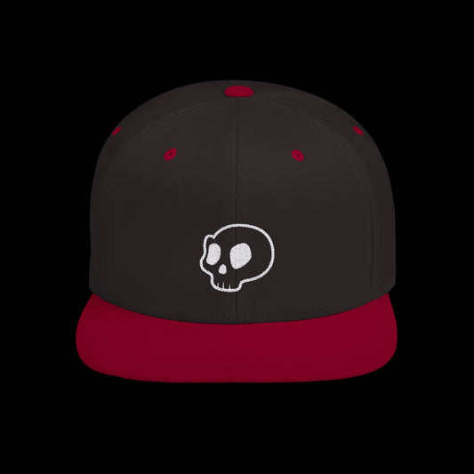 Skullies(c) Logo Embroidered Flat Bill Snapback