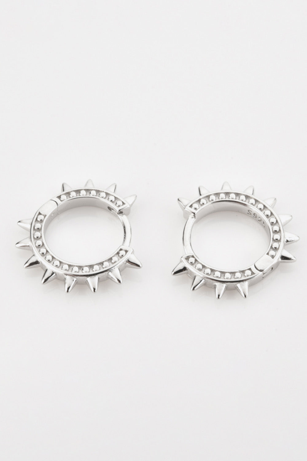 925 Sterling Silver Huggie Earrings - NocturnalExpressions