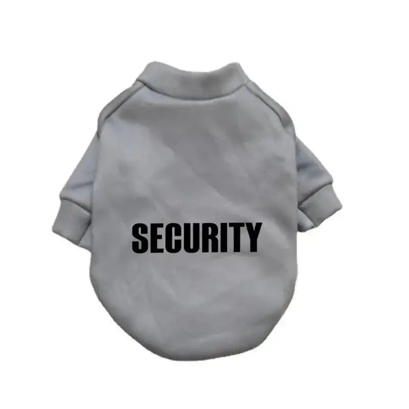 Canine Couture Security Typography Pet Jacket - NocturnalExpressions