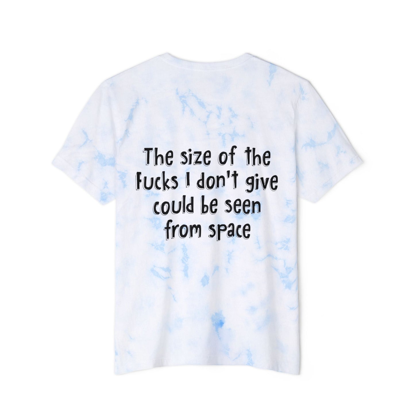 Alien Typographical Art Fashion Tie-Dyed T-Shirt