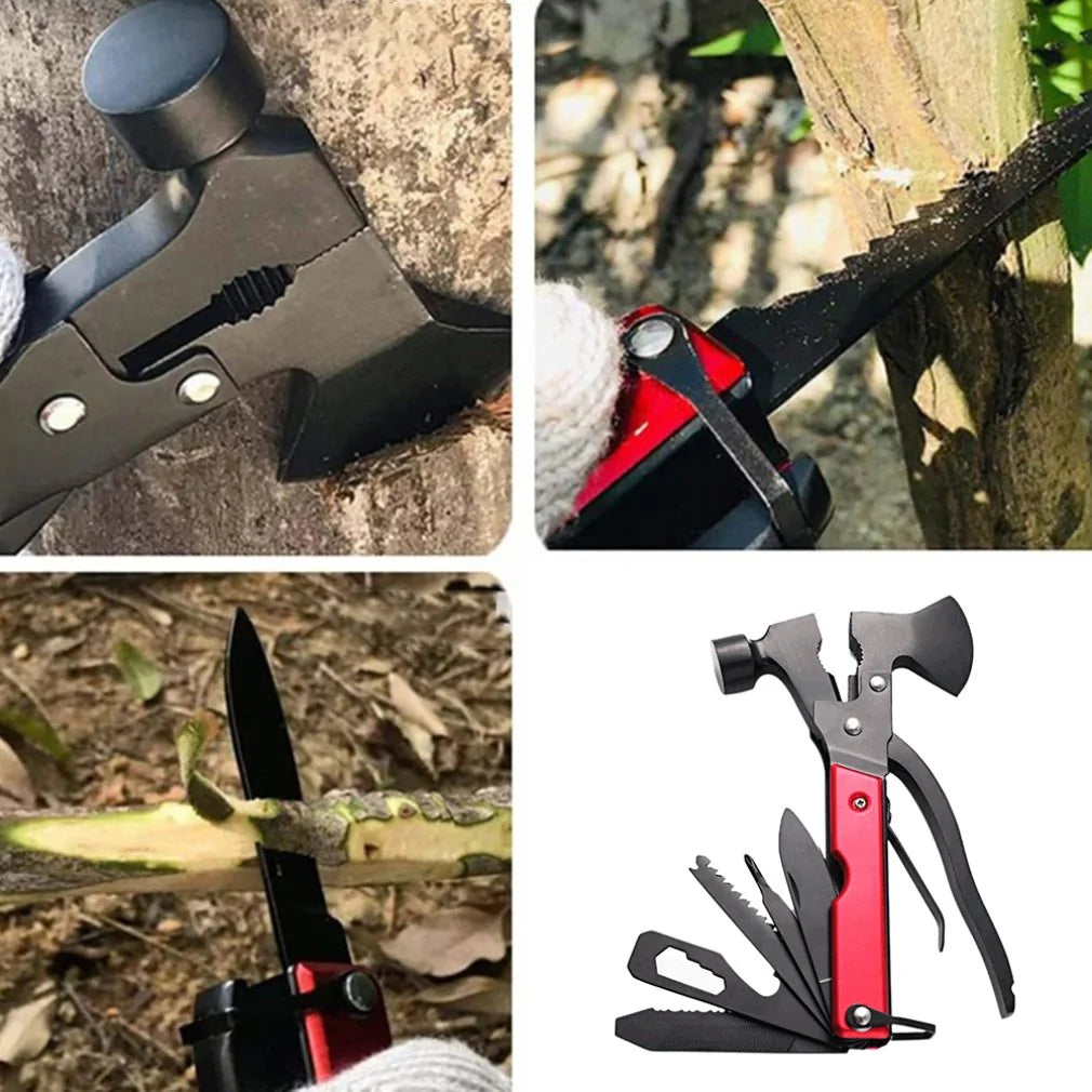 16 in 1 Hatchet with Multitool Camping Accessories - NocturnalExpressions