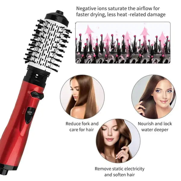 3-in-1 Rotating Hot Air-Hair Styler and Dryer - NocturnalExpressions