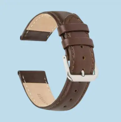 Brown Leather Watch Band - NocturnalExpressions