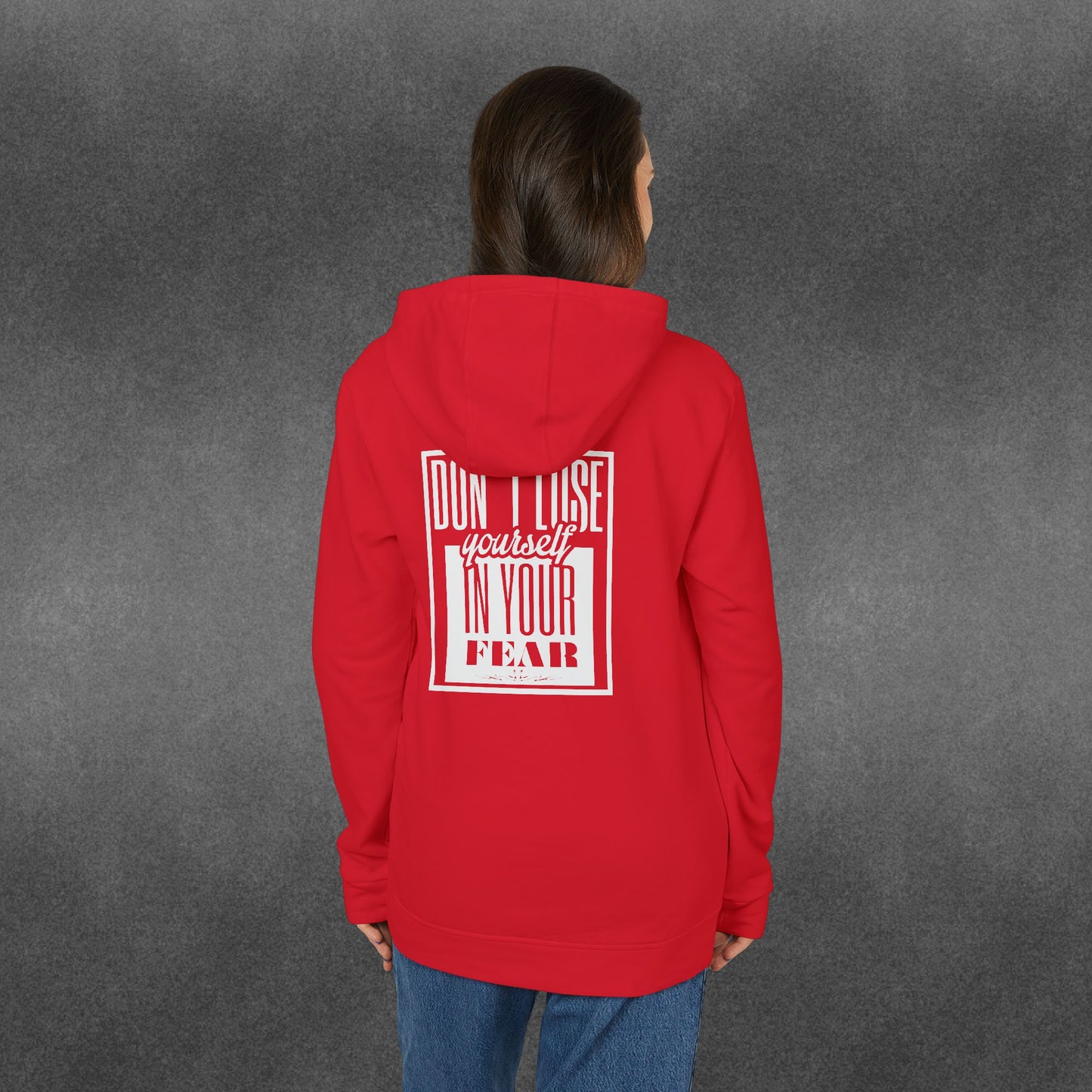 Be Brave Typography adidas® Unisex Fleece Hoodie