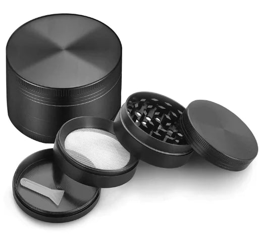 Aluminum 4-Layer Tobacco Grinder - NocturnalExpressions