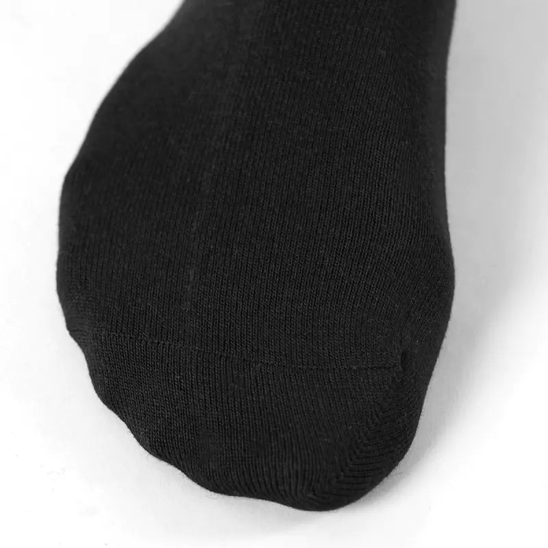 Black Breathable Business Dress Socks - NocturnalExpressions