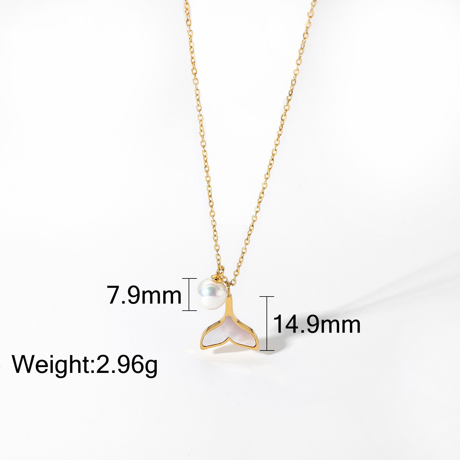 18K Gold Noble and Luxurious Shell/Fishtail/Starfish/conch/Seahorse-shaped Beach Style Necklace - NocturnalExpressions