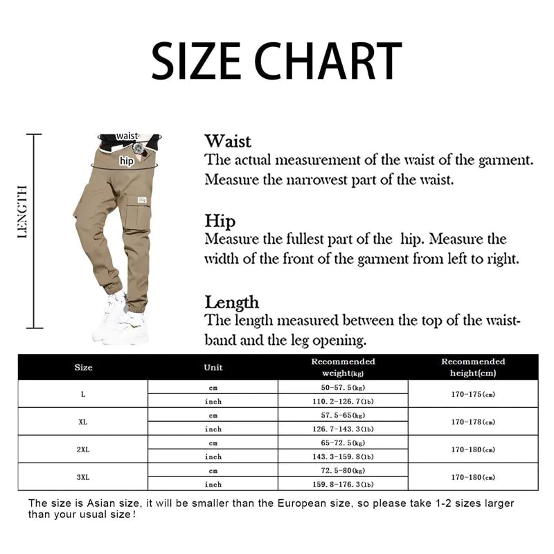 Thick Warm Fleece Cargo Pants - NocturnalExpressions