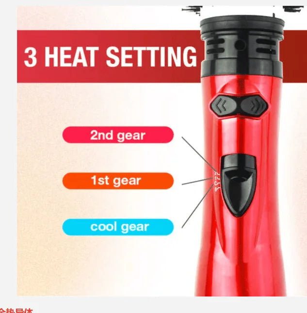 3-in-1 Rotating Hot Air-Hair Styler and Dryer - NocturnalExpressions