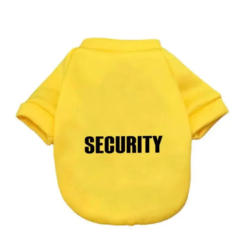 Canine Couture Security Typography Pet Jacket - NocturnalExpressions