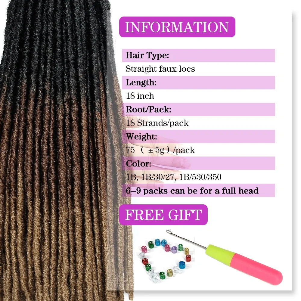 Synthetic Dreadlocks Hair Extensions - NocturnalExpressions