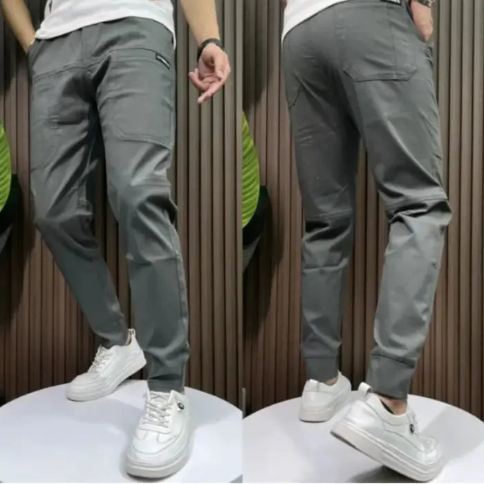 Stretchy Cargo Pants - NocturnalExpressions