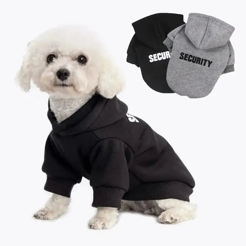 Canine Couture Security Typography Pet Jacket - NocturnalExpressions