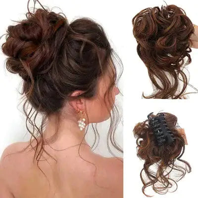 SwirlSensation Hair Bun - NocturnalExpressions