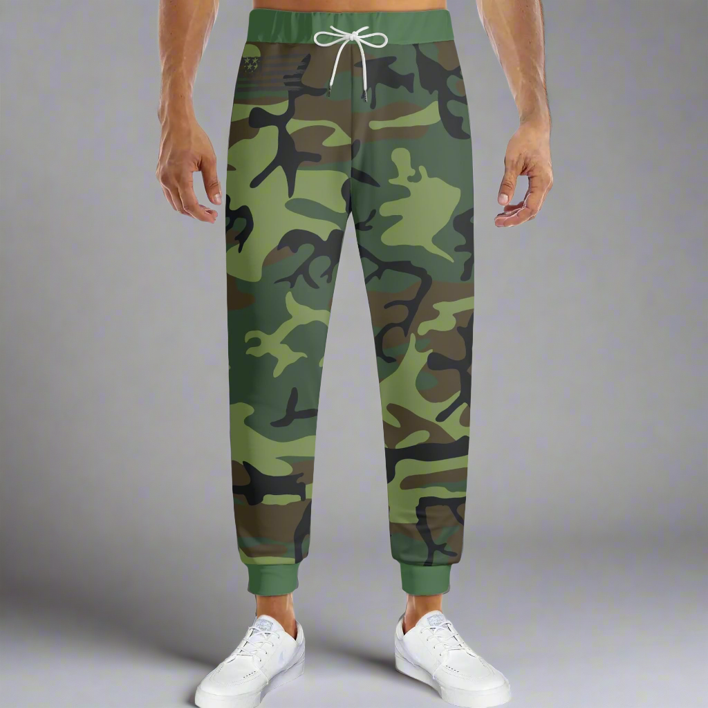 Camouflage Drawstring Joggers Sweatpants