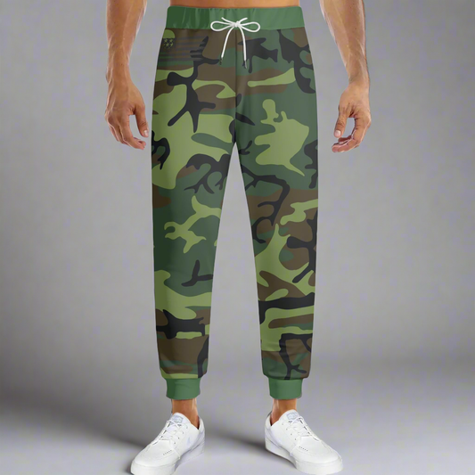 Camouflage Drawstring Joggers Sweatpants