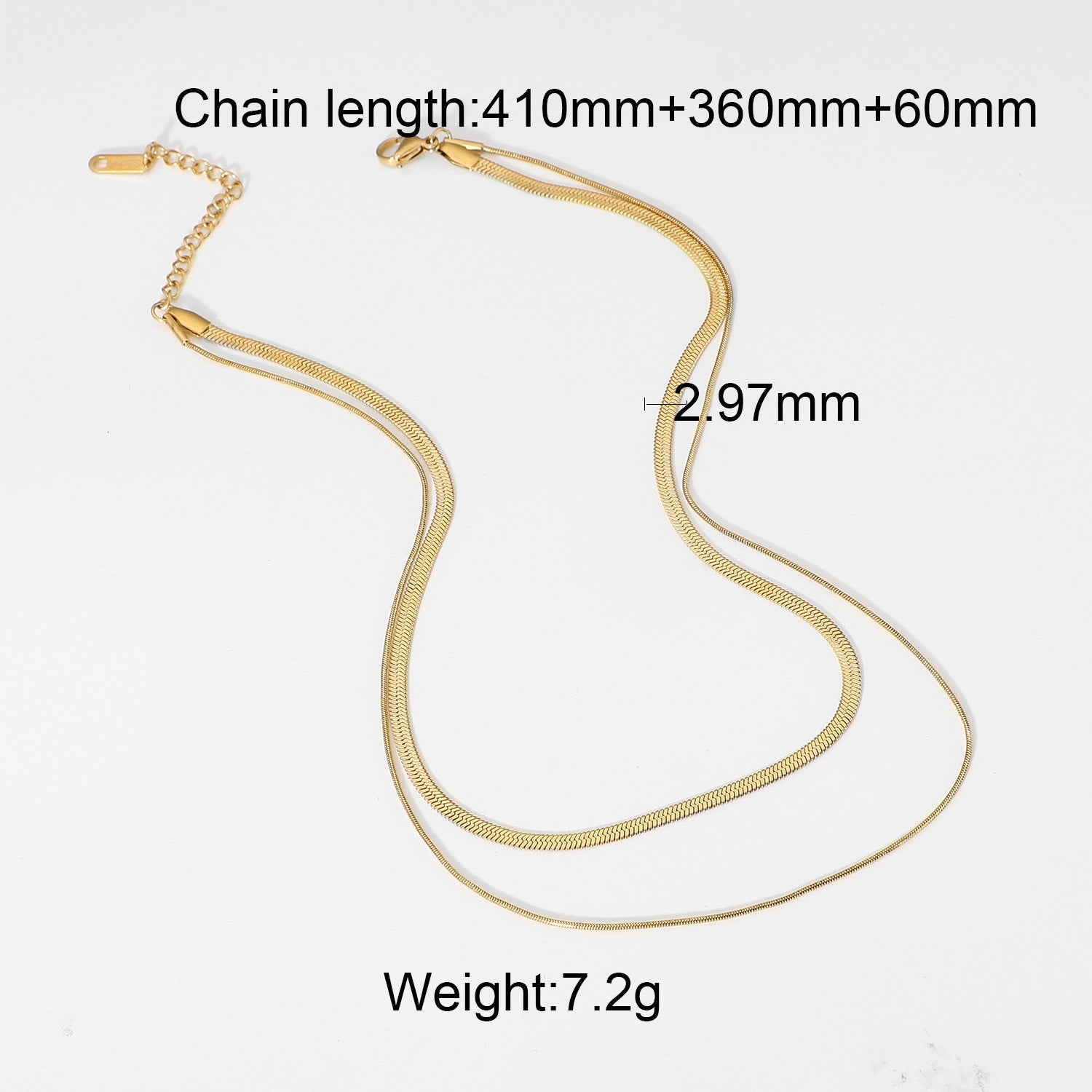 18K Gold Vintage Simple Cuban Chain Design Versatile Necklace - NocturnalExpressions