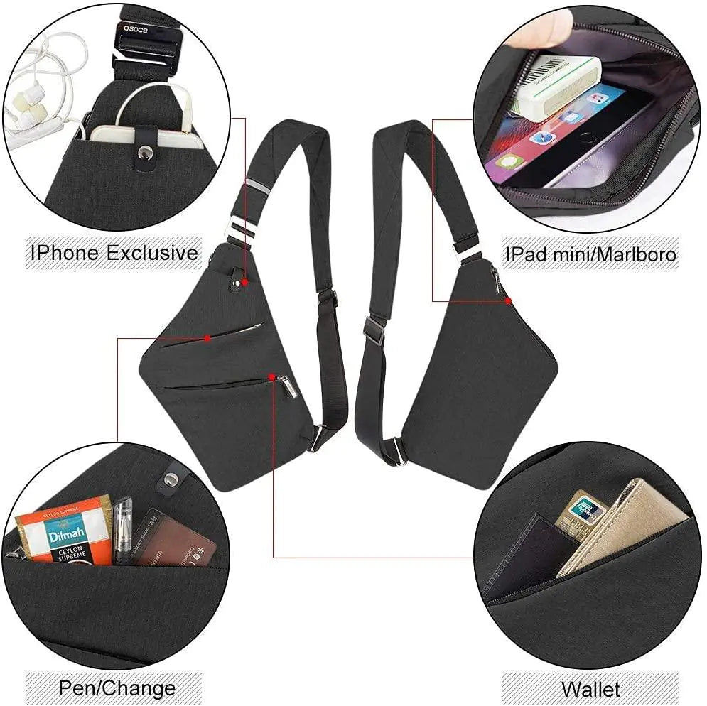 Anti-theft Shoulder Bag - NocturnalExpressions