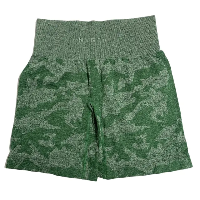 Camo Seamless Shorts - NocturnalExpressions