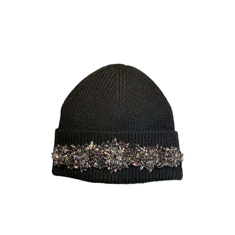 Stylish Woolen Rhinestone Hats