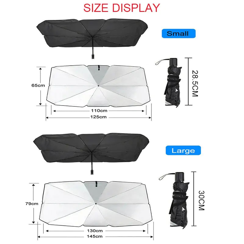 Car Sunshade Umbrella - NocturnalExpressions